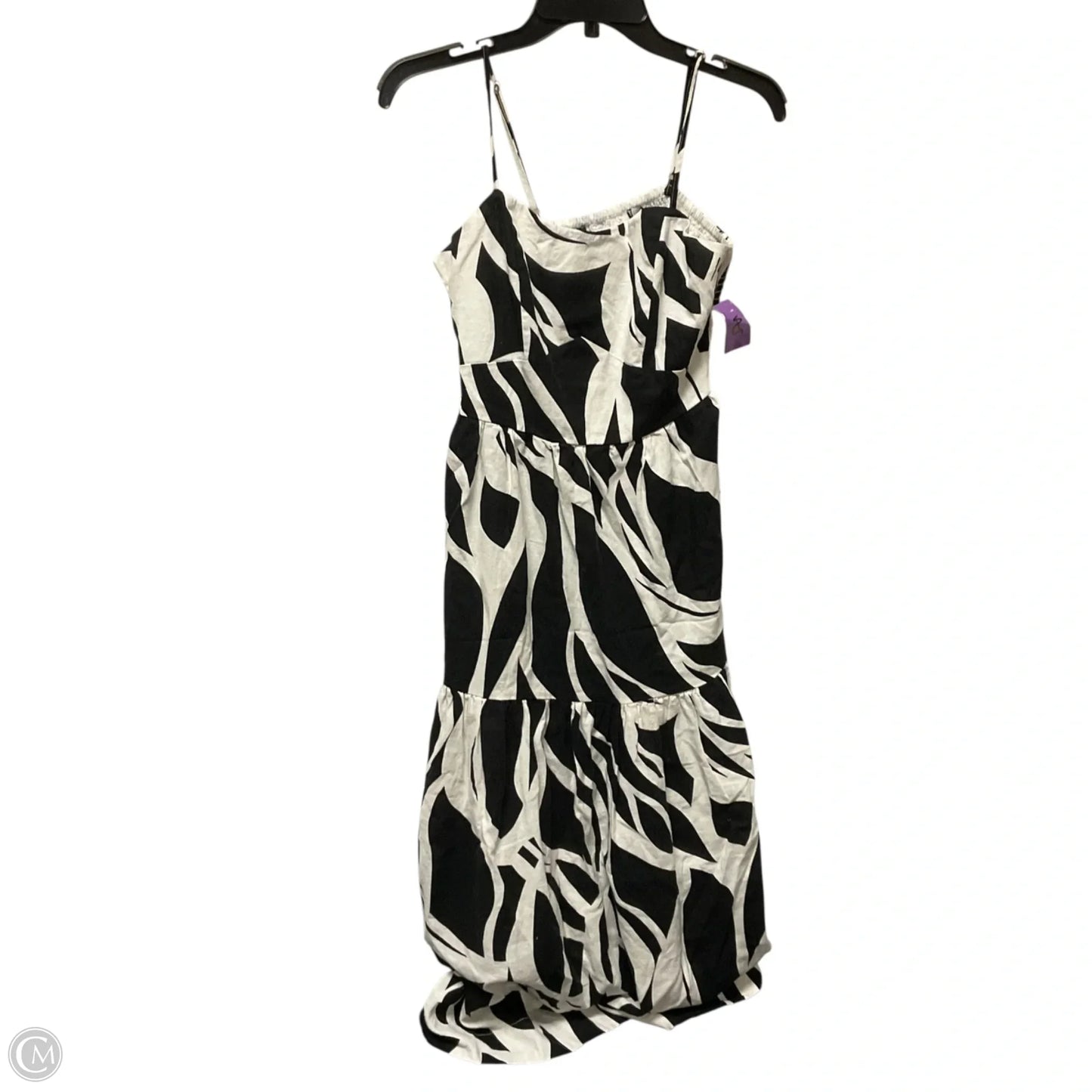Dress Casual Midi By Rachel Zoe In Black & White, Size: S