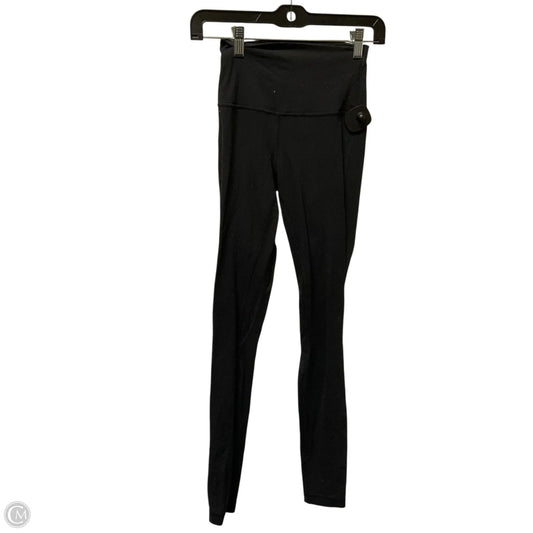 Athletic Leggings By Lululemon In Black, Size: 0