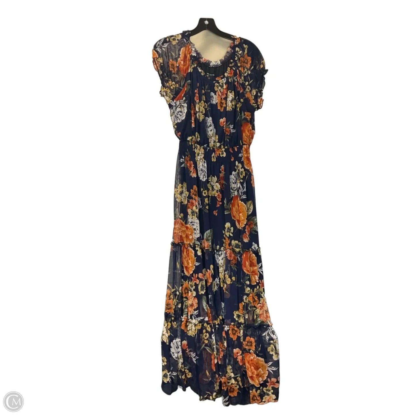 Dress Casual Maxi By Kate And Lily In Blue, Size: 14