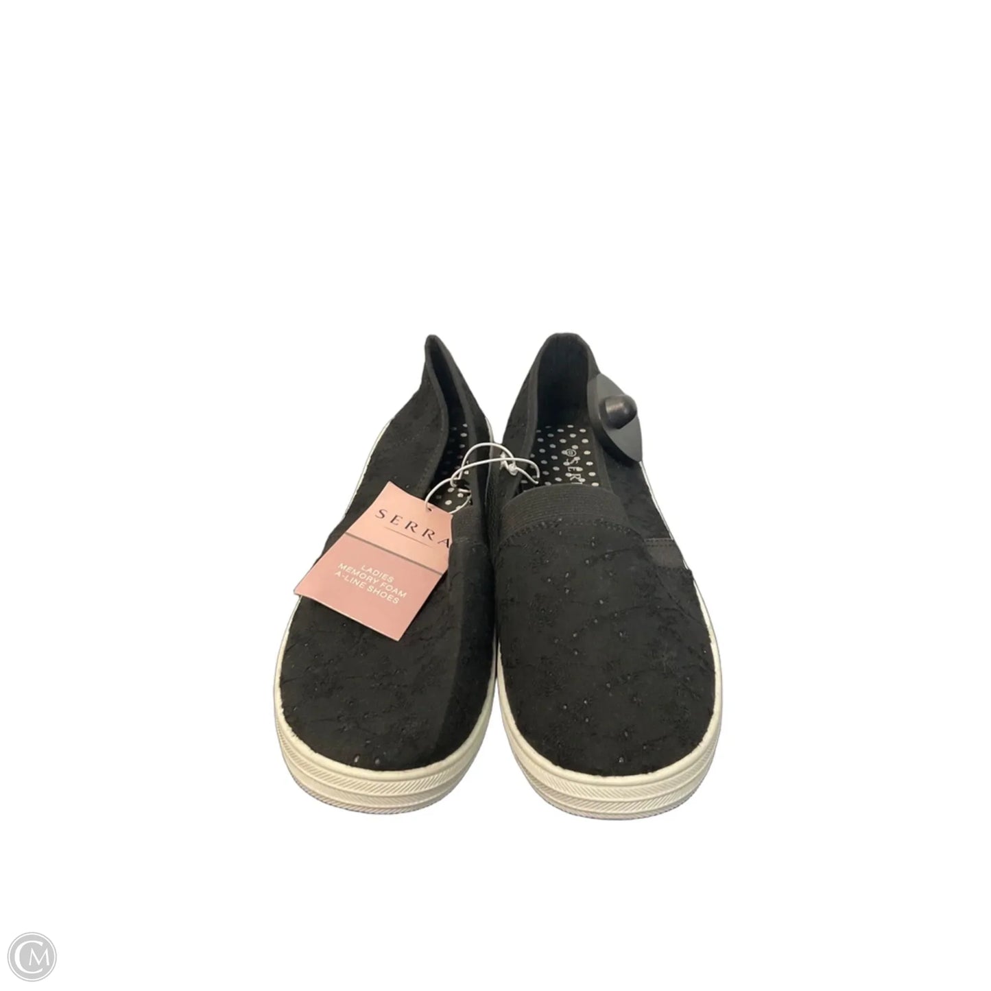 Shoes Flats By Serra In Black, Size: 9
