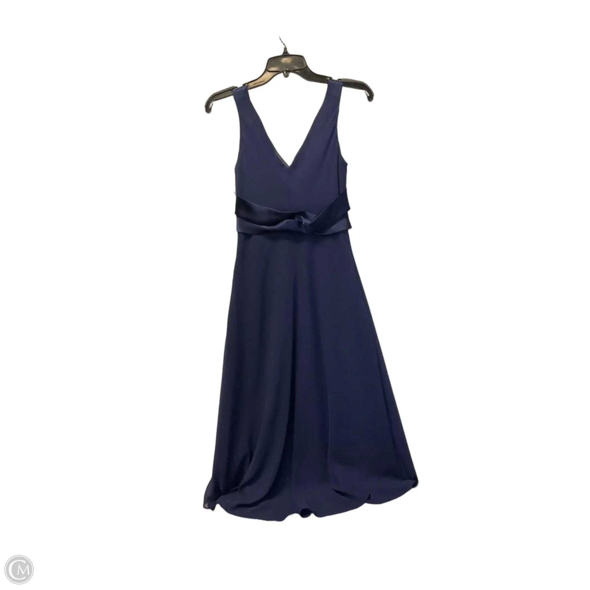 Dress Casual Maxi By Evan-picone In Navy, Size: 4