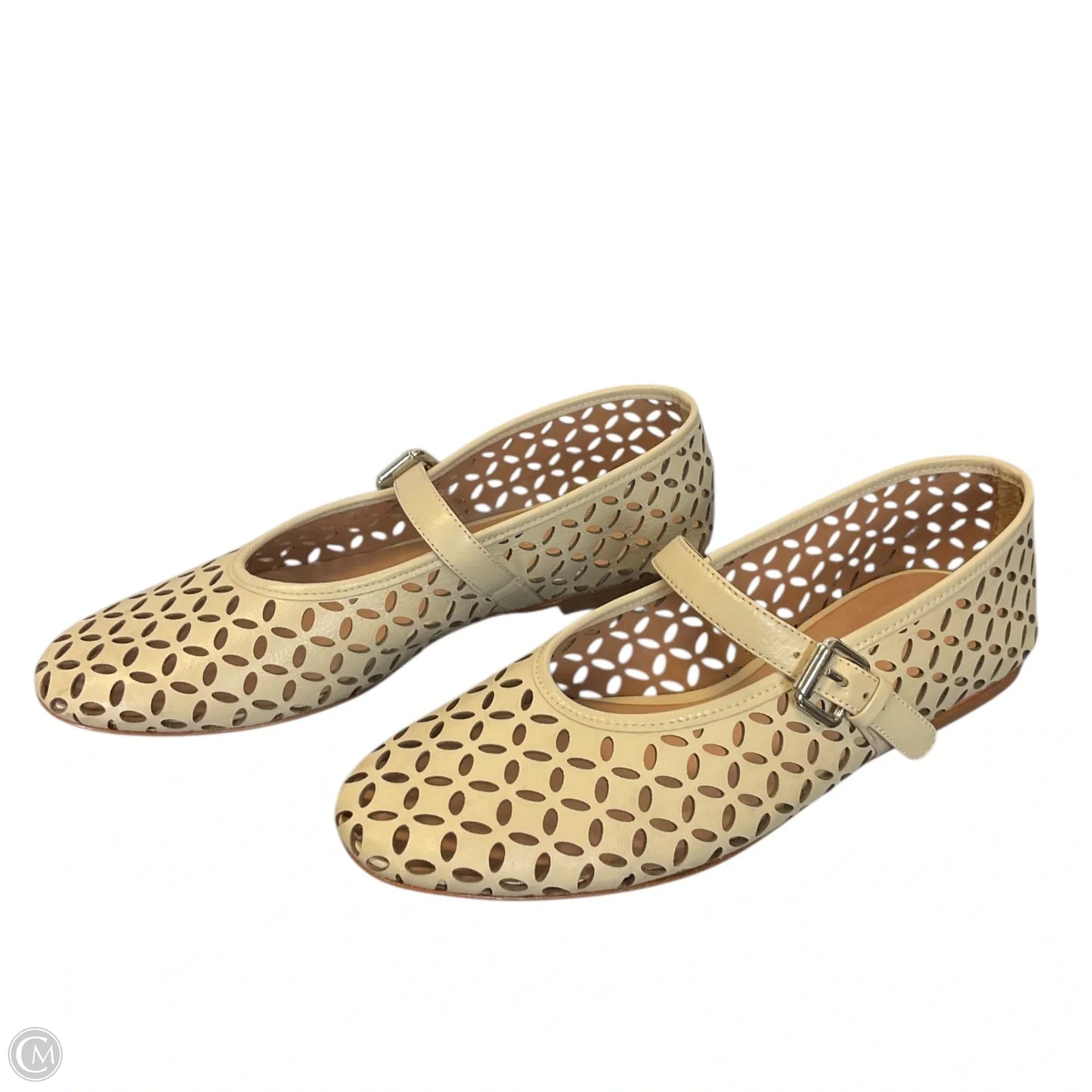 Shoes Flats By Anthropologie In Beige, Size: 6.5