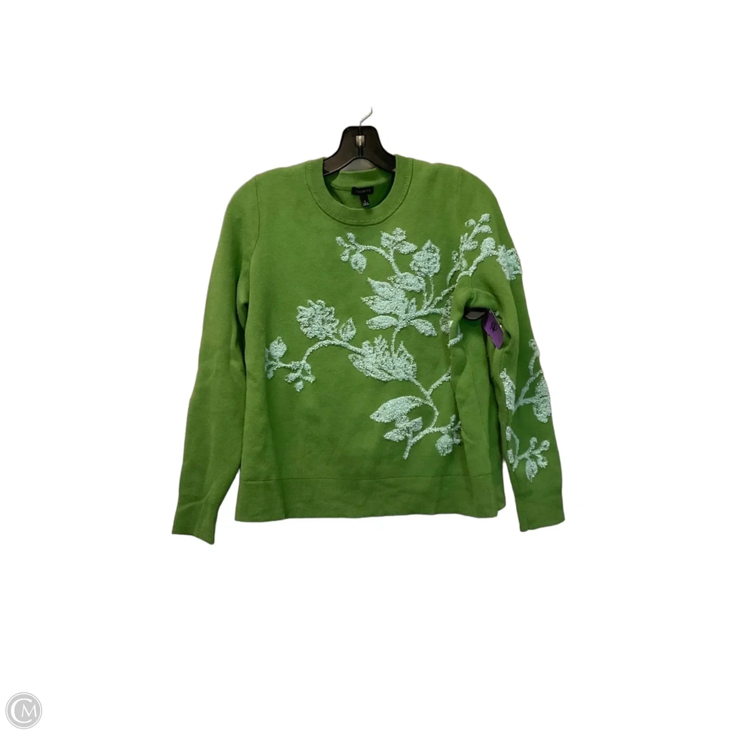 Top Long Sleeve By Talbots In Green, Size: S