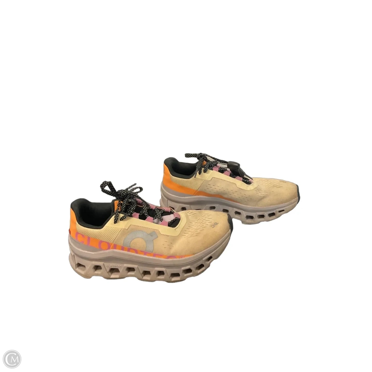 Shoes Athletic By On Cloud In Cream, Size: 7