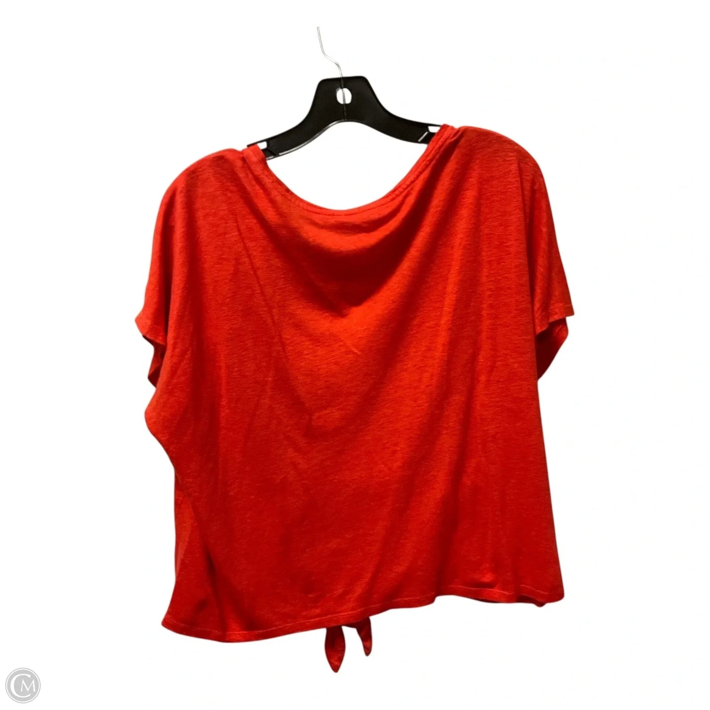 Top Short Sleeve By Chicos In Red, Size: M