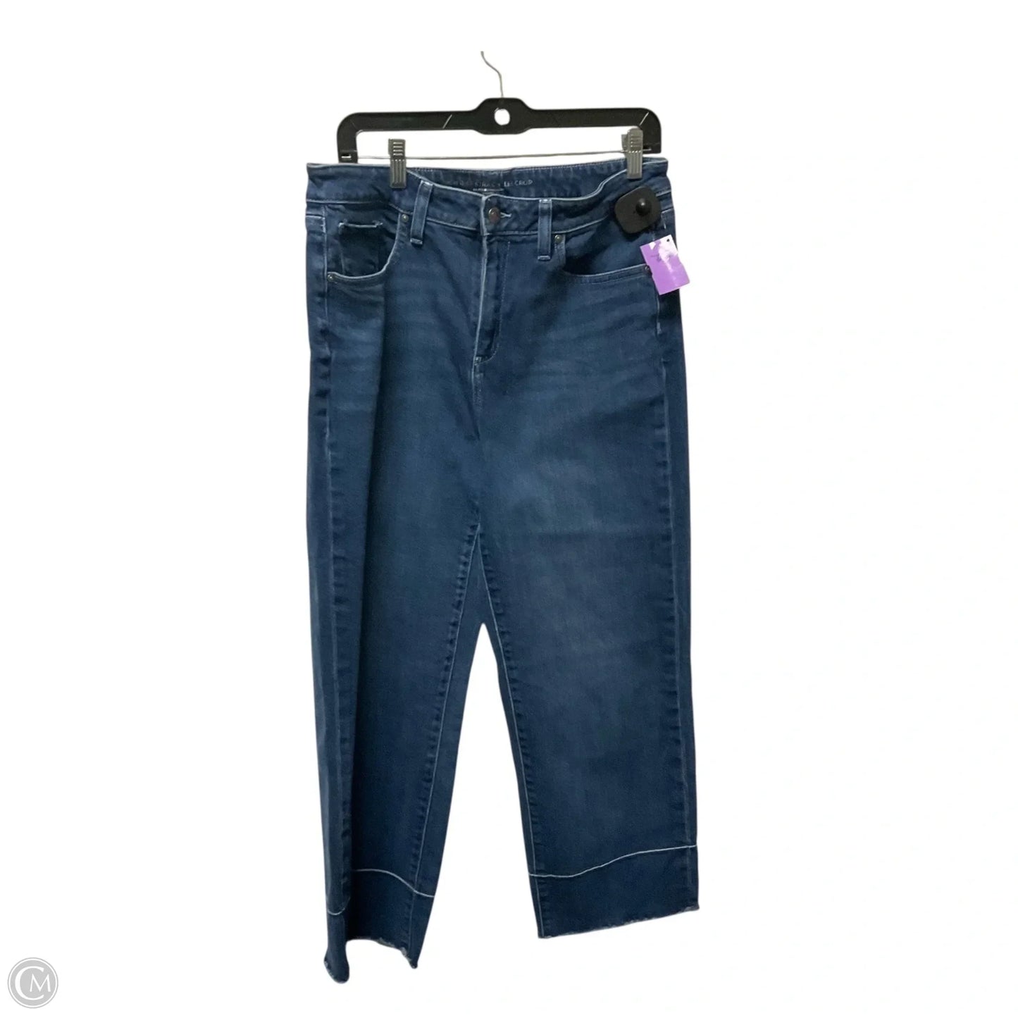 Jeans Cropped By Chicos In Blue Denim, Size: 12