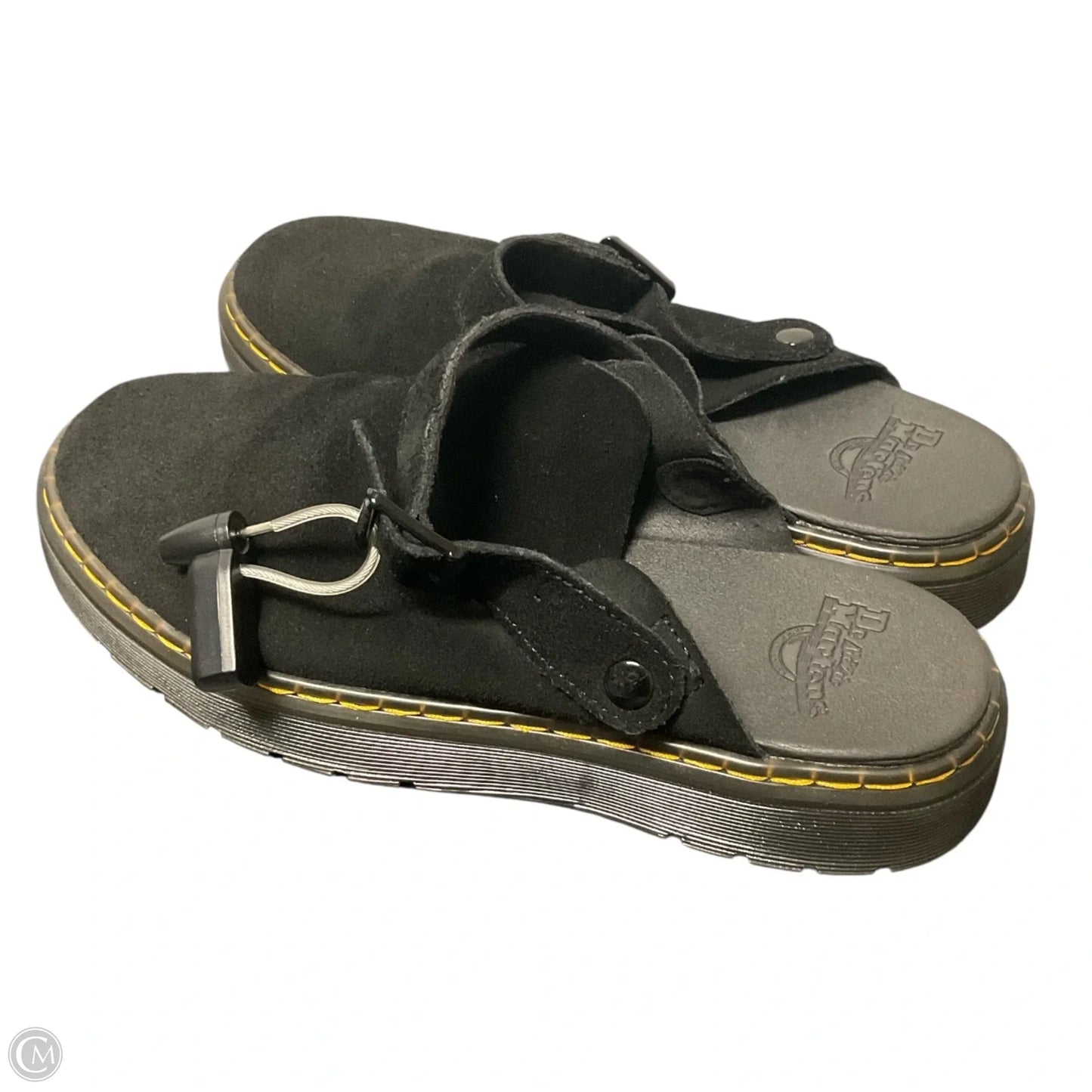 Shoes Flats By Dr Martens In Black, Size: 9