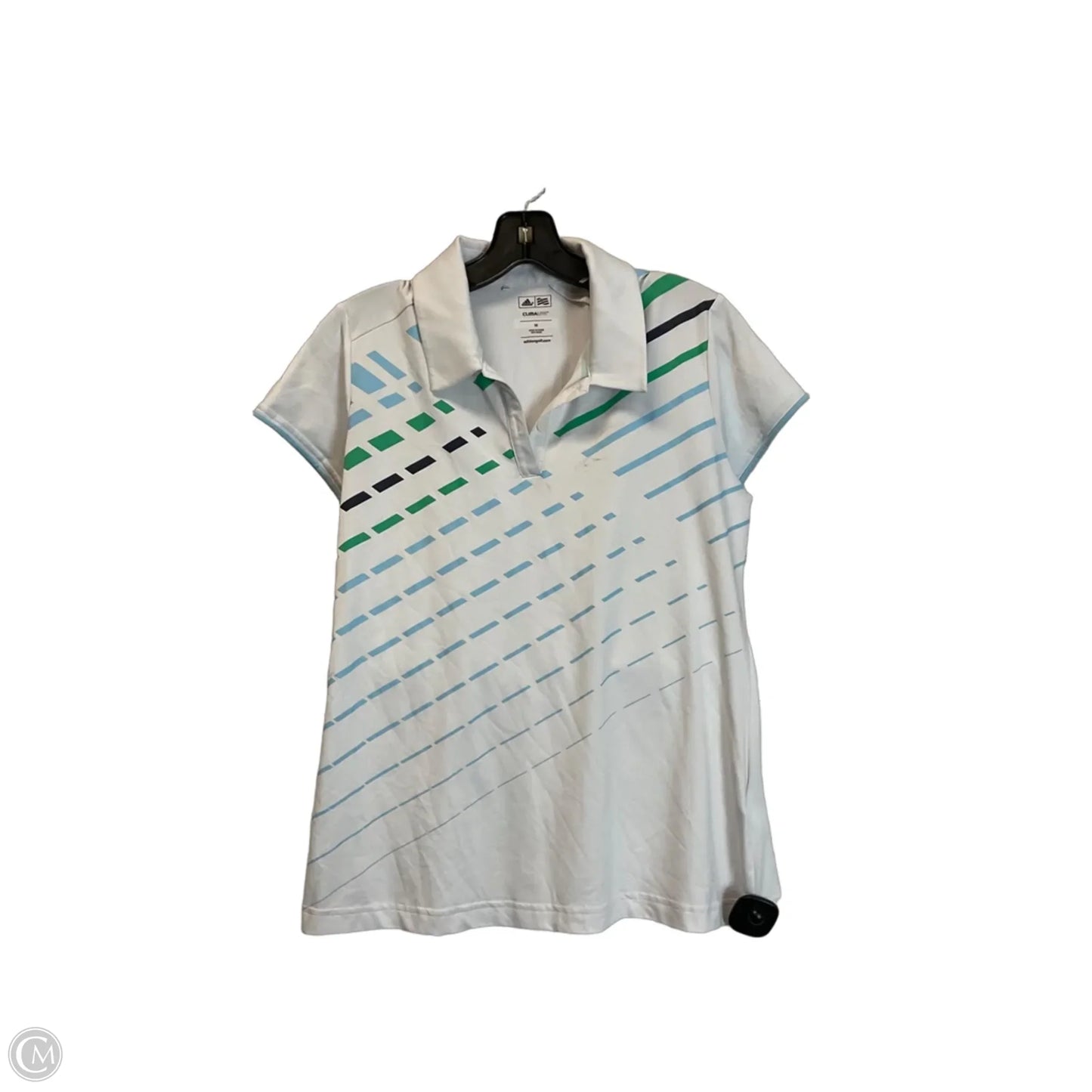 Top Short Sleeve By Adidas In White, Size: M