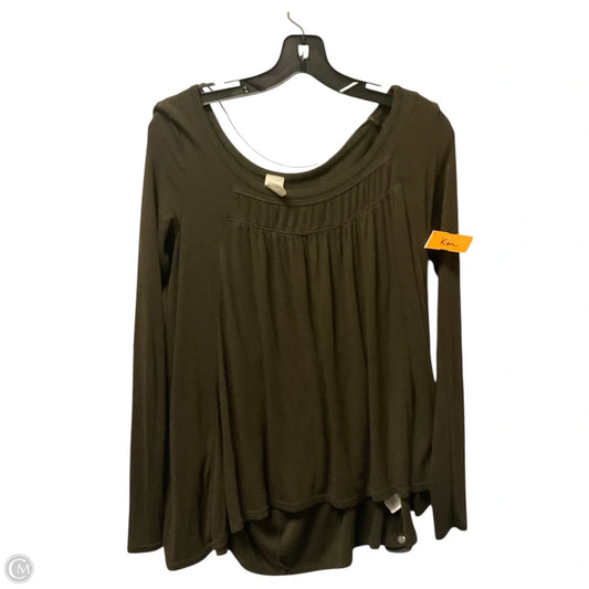 Top Long Sleeve Basic By We The Free In Green, Size: Xs