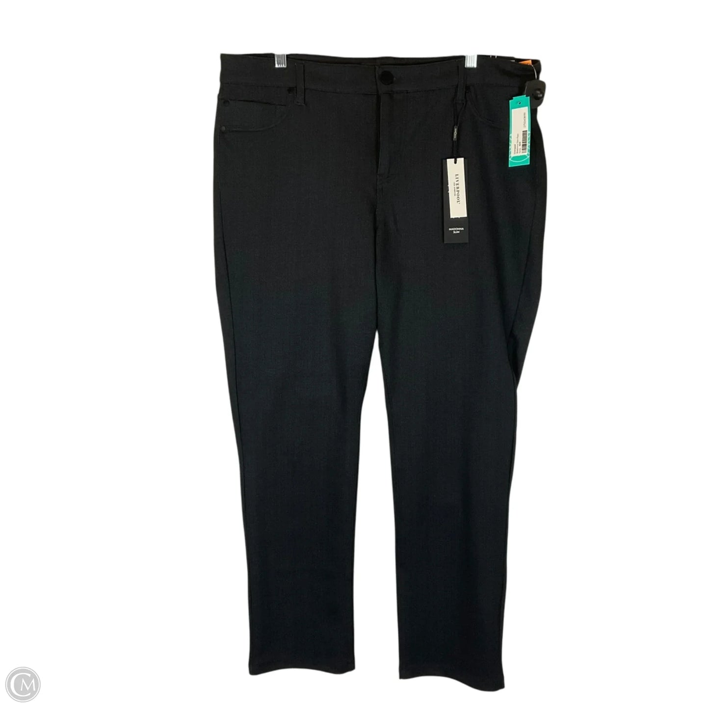 Pants Dress By Liverpool In Black, Size: 16