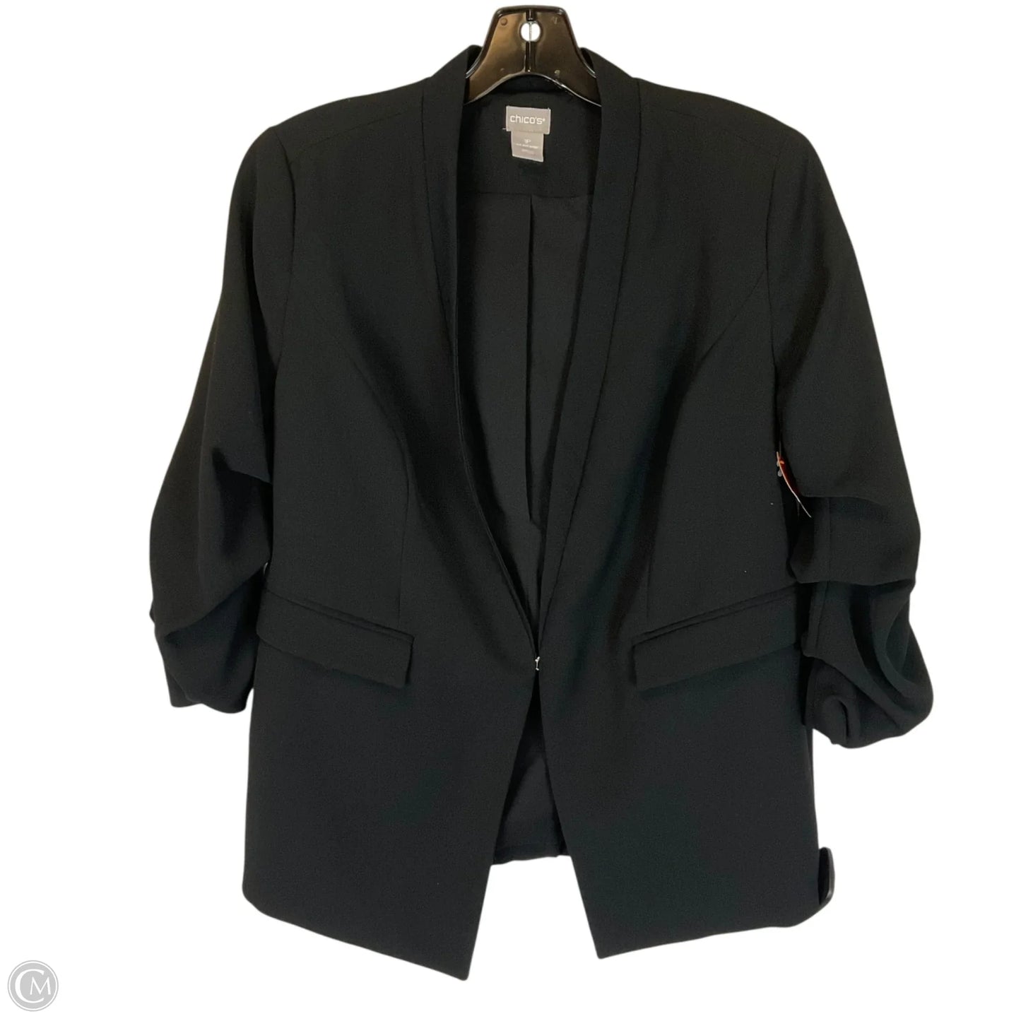 Blazer By Chicos In Black, Size: MP