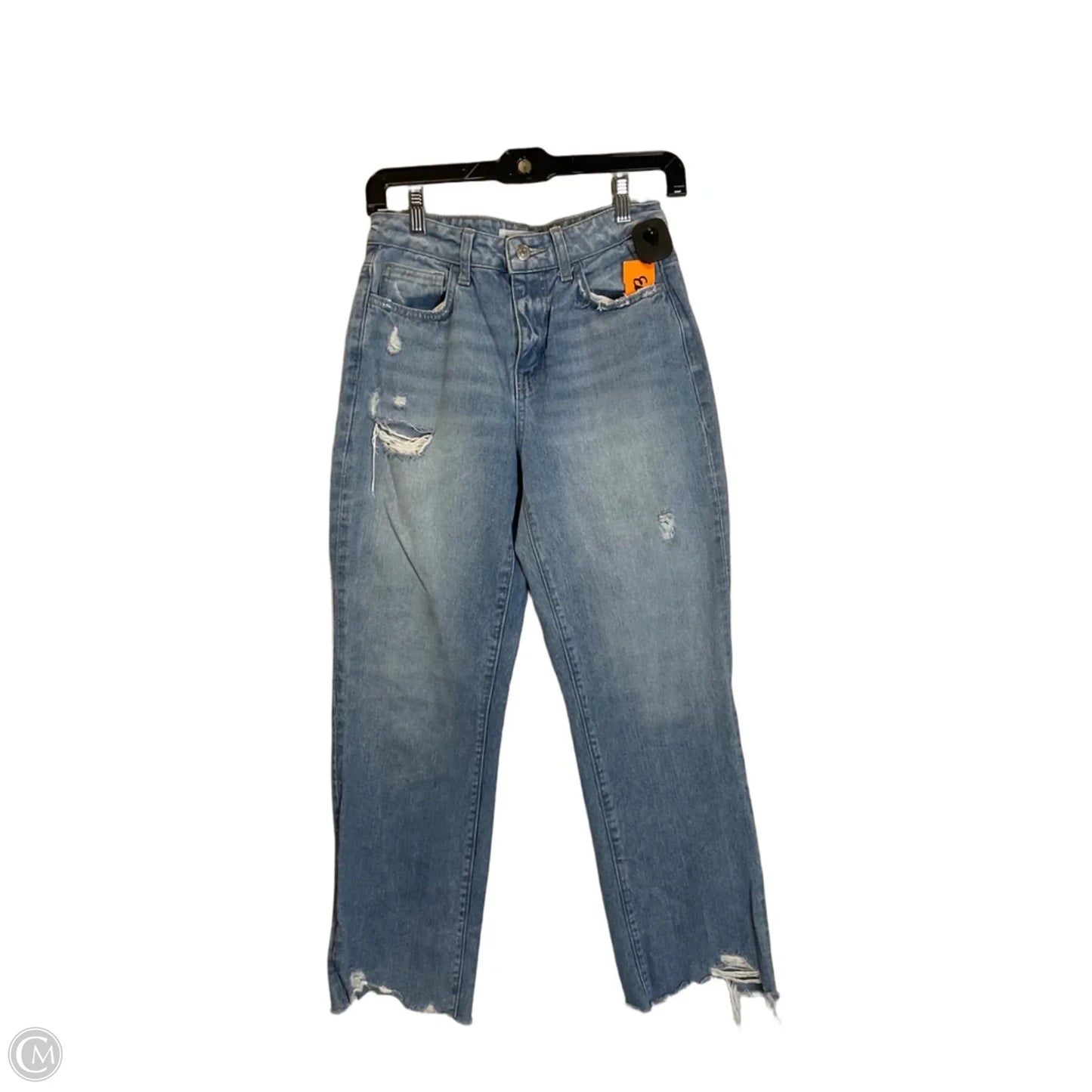 Jeans Straight By Flying Monkey In Blue Denim, Size: 0