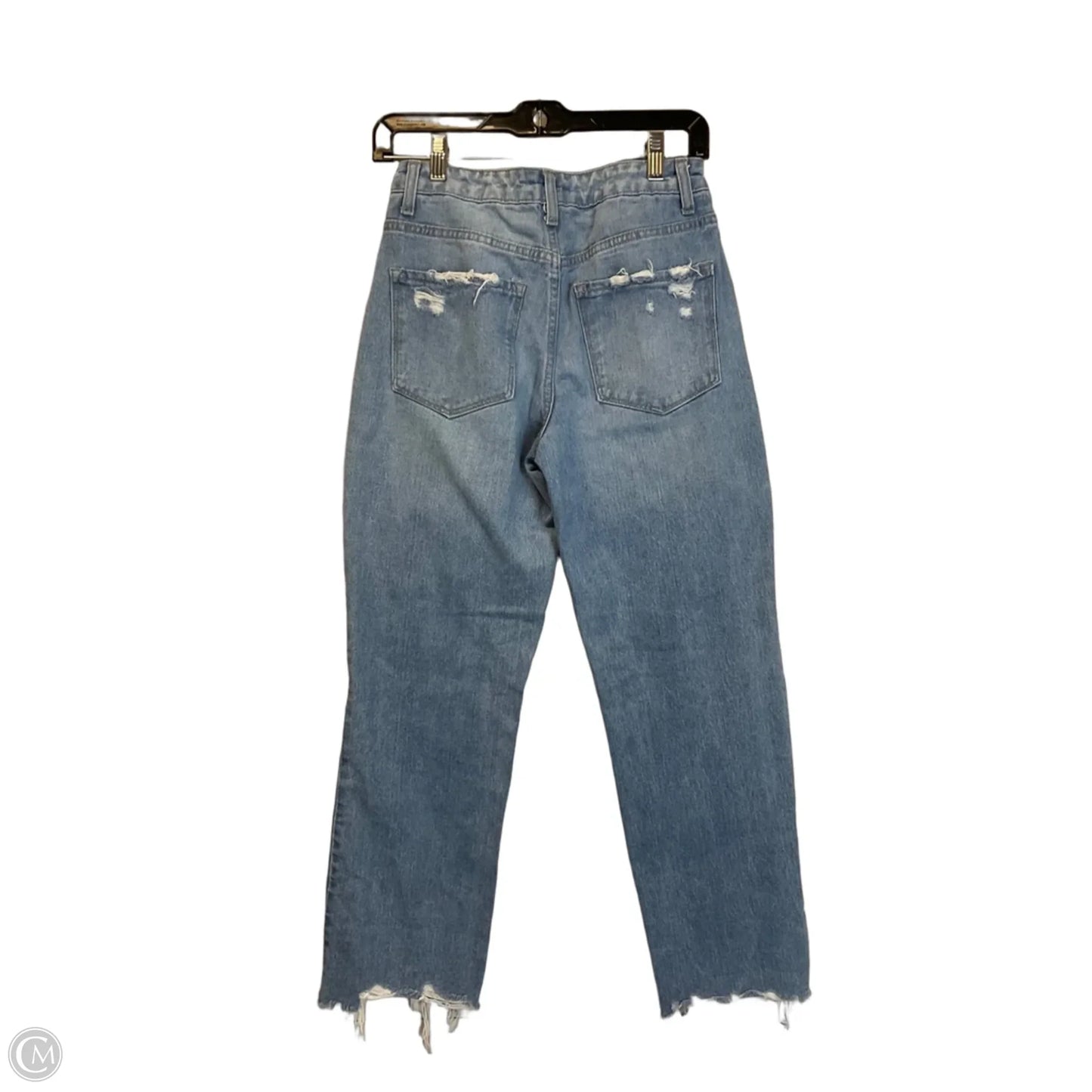 Jeans Straight By Flying Monkey In Blue Denim, Size: 0
