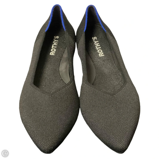 Shoes Flats By Rothys In Black, Size: 8.5