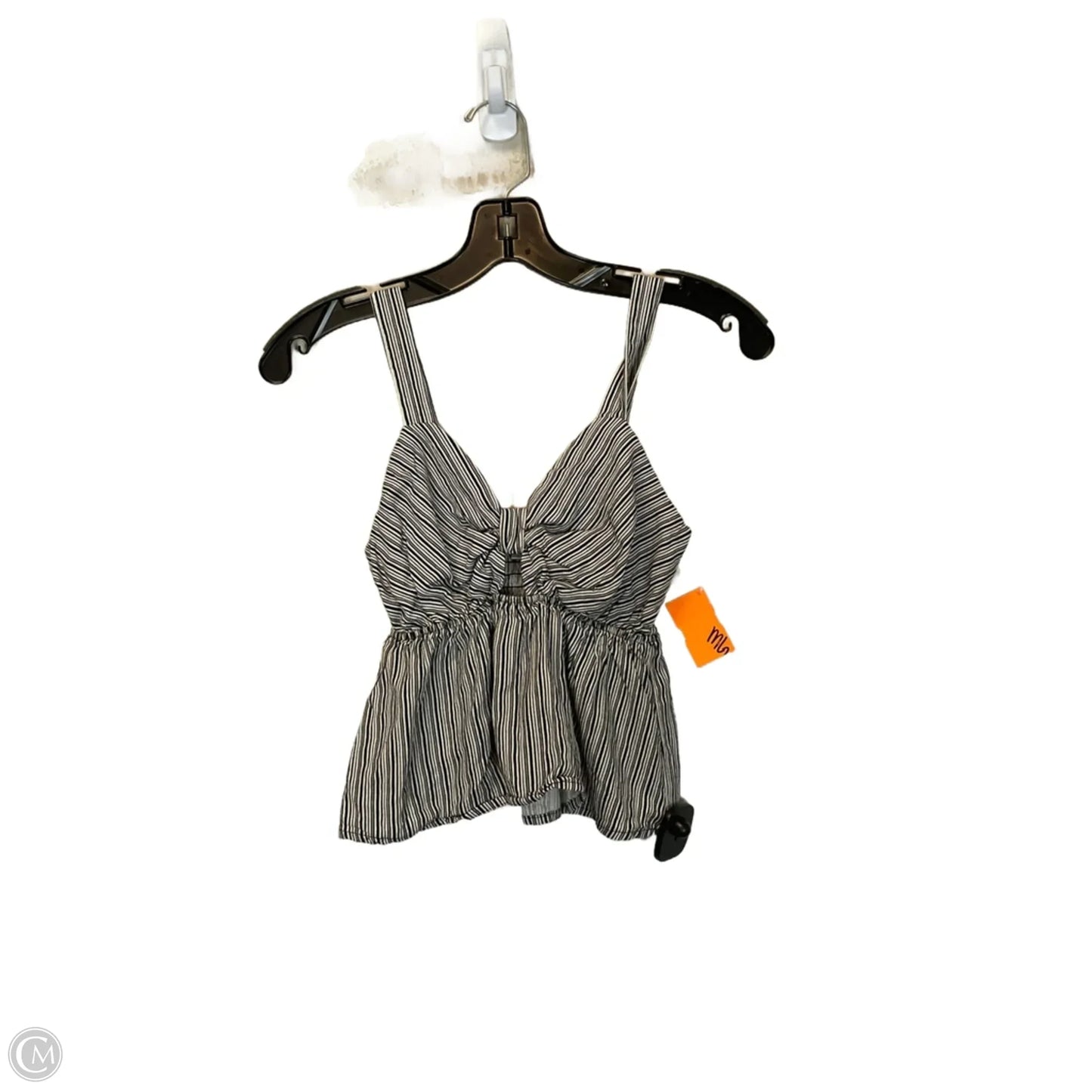 Top Sleeveless Basic By Monteau In Black & White, Size: S