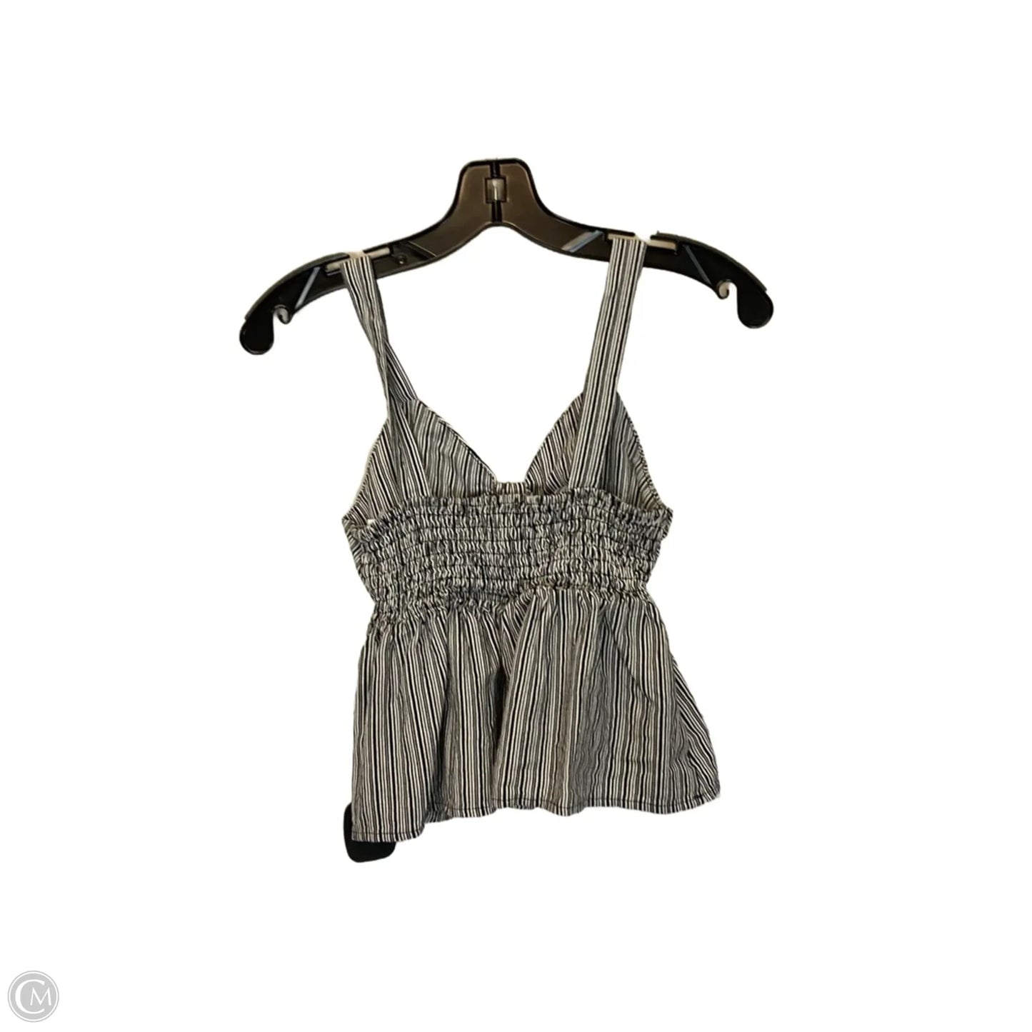 Top Sleeveless Basic By Monteau In Black & White, Size: S