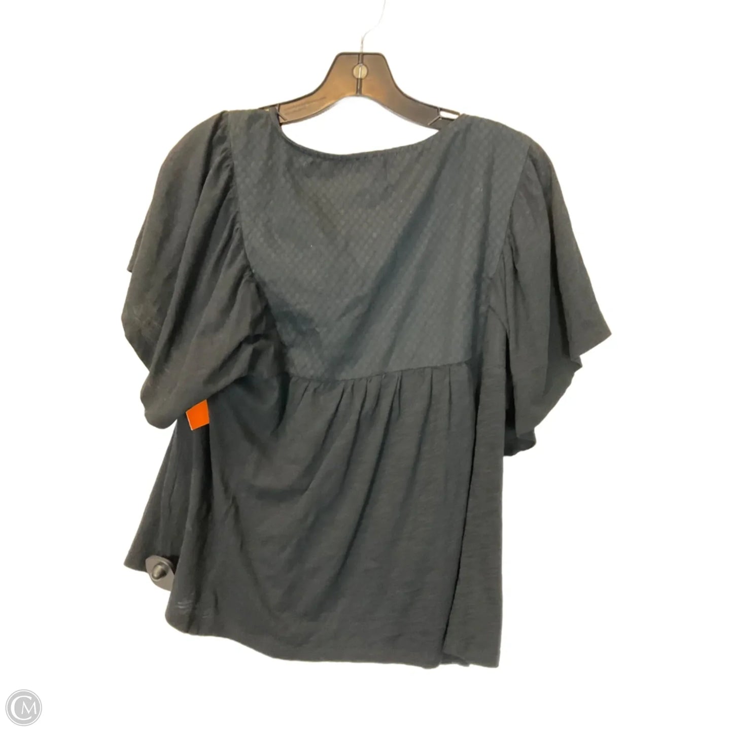 Top Short Sleeve Basic By Knox Rose In Black, Size: M