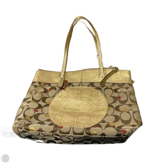 Handbag Designer By Coach, Size: Large