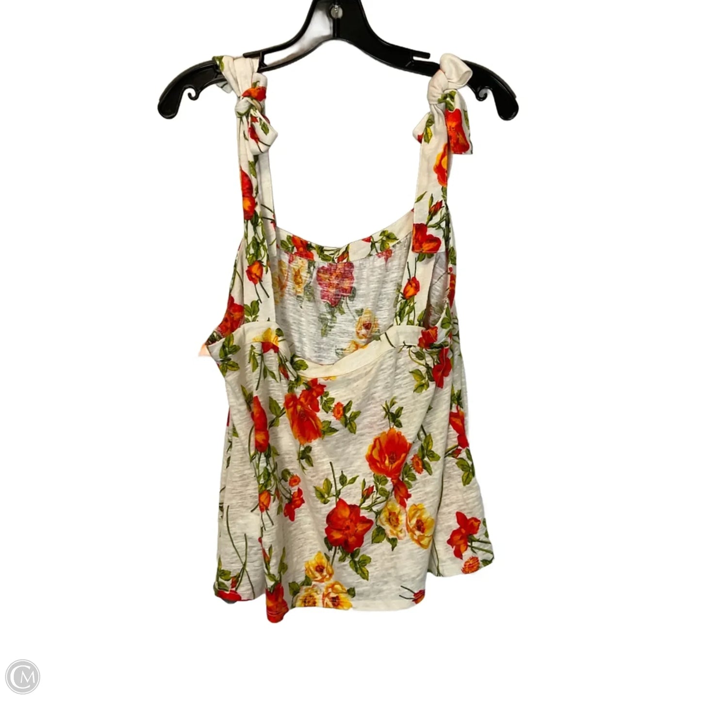 Top Sleeveless Basic By Joie In Floral Print, Size: L