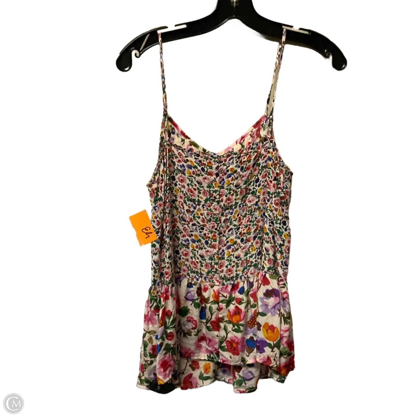 Top Sleeveless Basic By Madewell In Floral Print, Size: S
