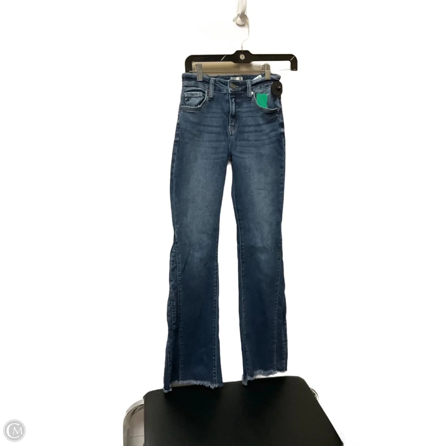 Jeans Flared By Kancan In Blue Denim, Size: 0