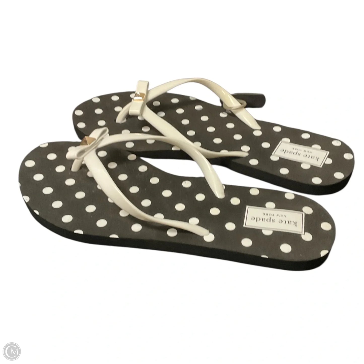Sandals Designer By Kate Spade In Polkadot Pattern, Size: 8