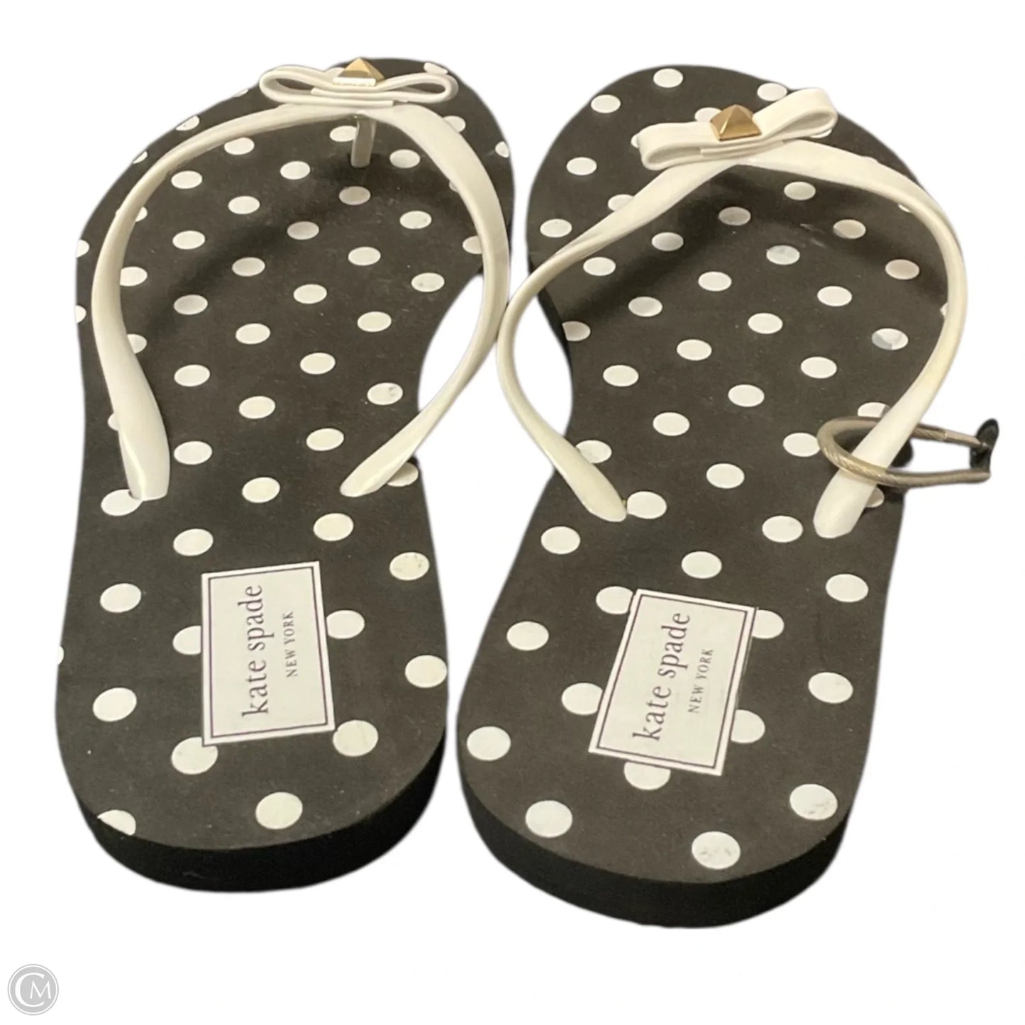 Sandals Designer By Kate Spade In Polkadot Pattern, Size: 8