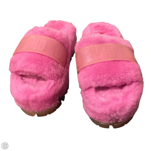Shoes Designer By Ugg In Pink, Size: 7