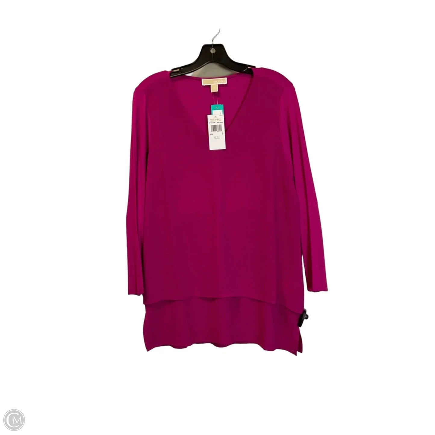 Top Long Sleeve Basic By Michael By Michael Kors In Purple, Size: S
