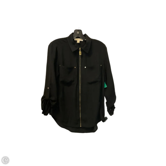 Top Long Sleeve Basic By Michael By Michael Kors In Black, Size: S