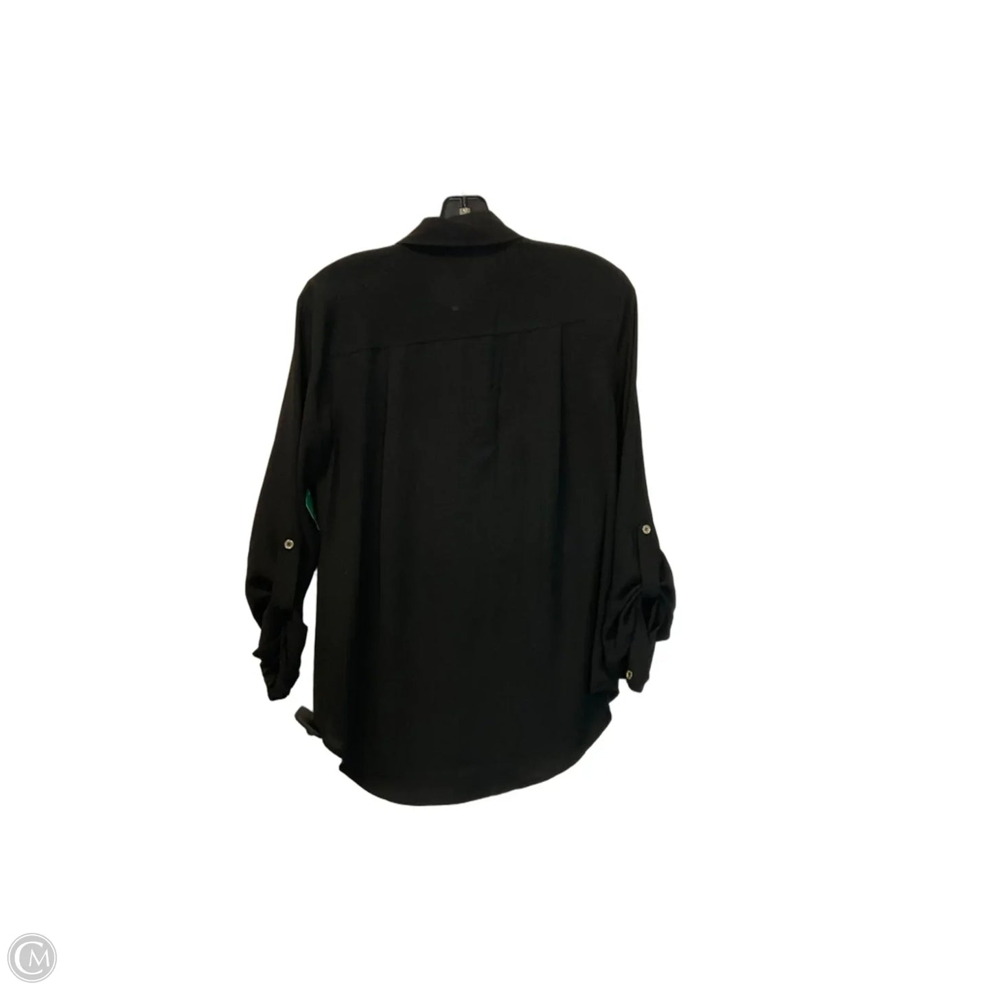 Top Long Sleeve Basic By Michael By Michael Kors In Black, Size: S