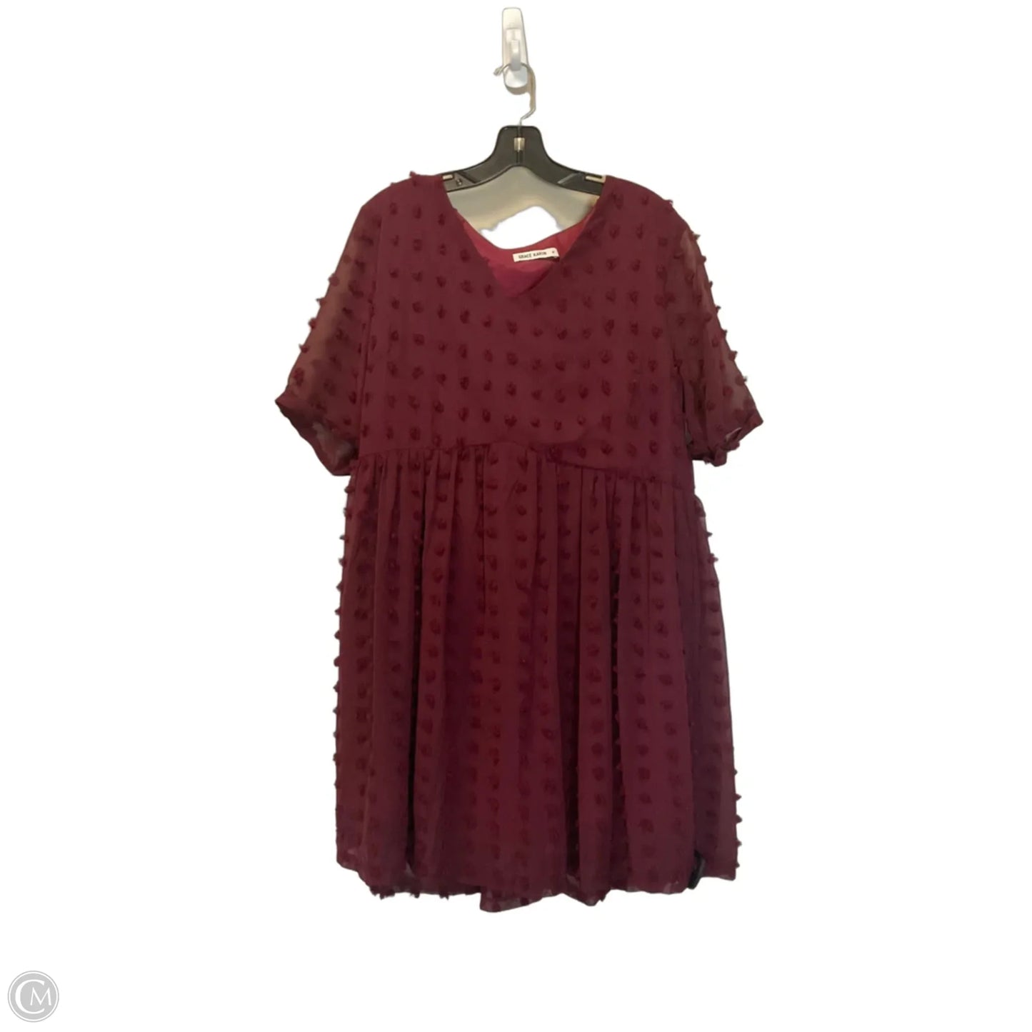 Dress Casual Short By Grace Karin In Red, Size: Xl
