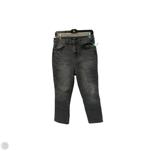Jeans Skinny By Judy Blue In Black Denim, Size: 8