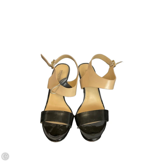 Shoes Designer By Michael Kors In Black & Tan, Size: 7