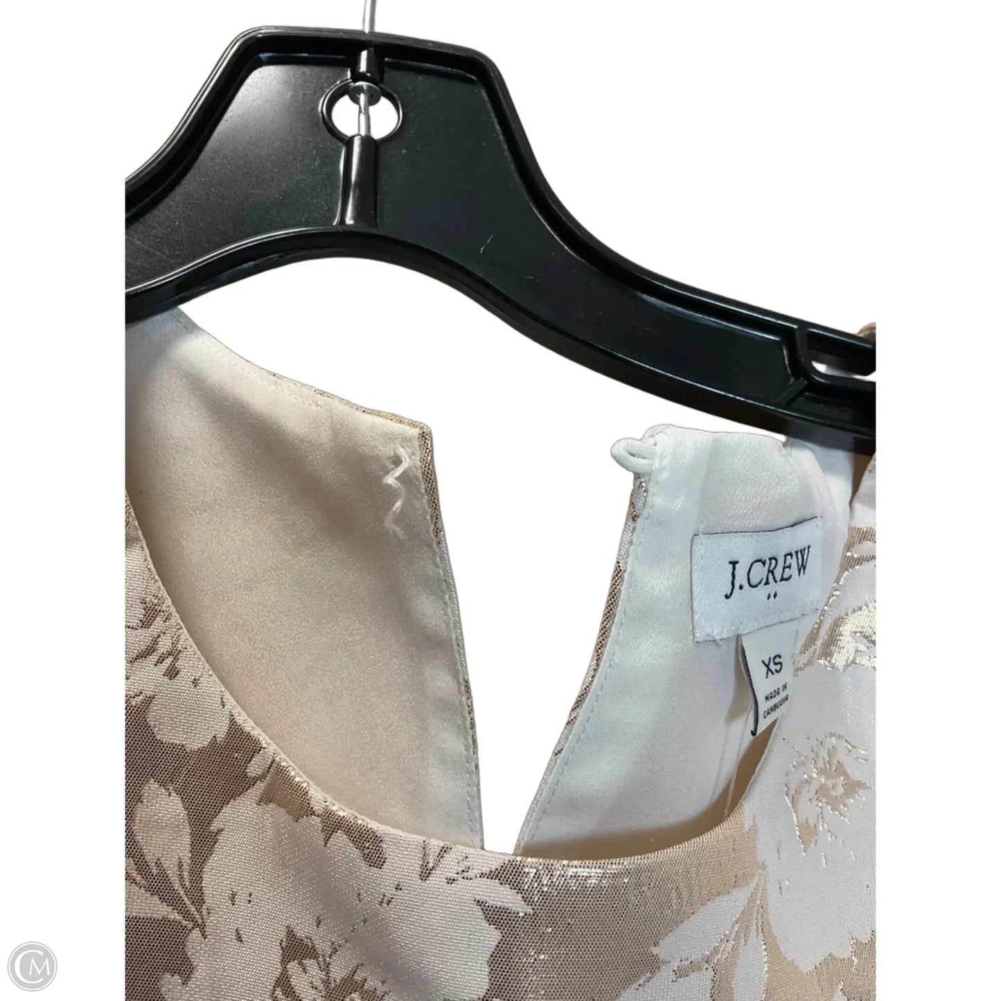 Top Short Sleeve Basic By J. Crew In Tan, Size: Xs