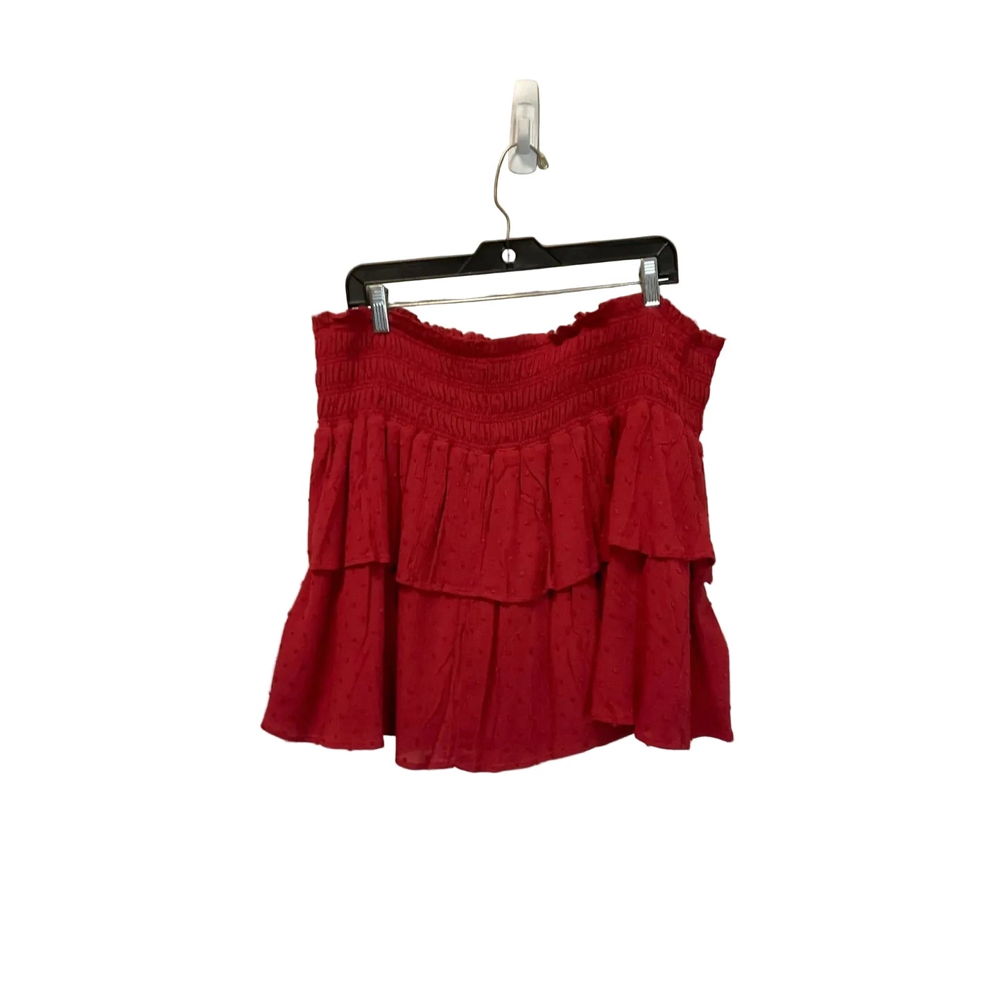 Skirt Mini & Short By Arula In Red, Size: 2x