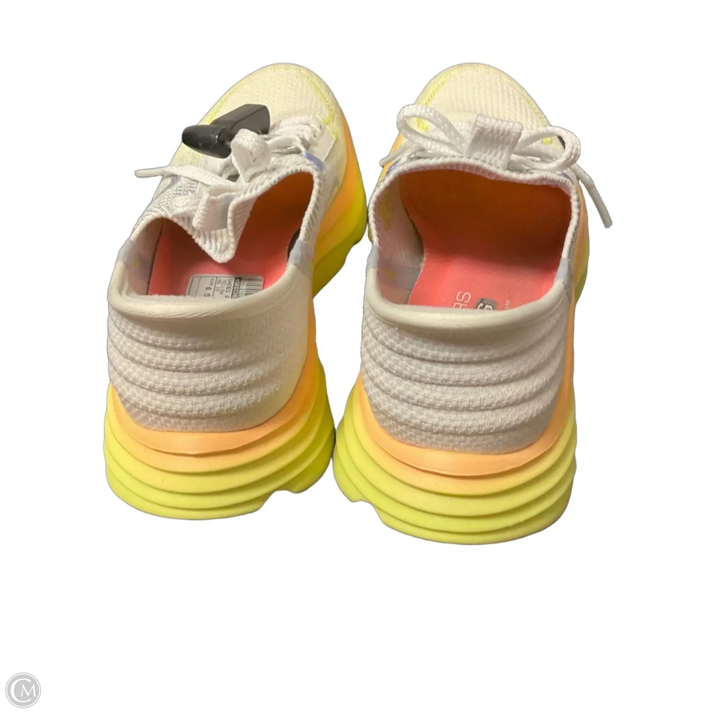 Shoes Athletic By Skechers In Yellow, Size: 6.5