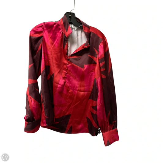 Top Long Sleeve By Crosby In Red, Size: S
