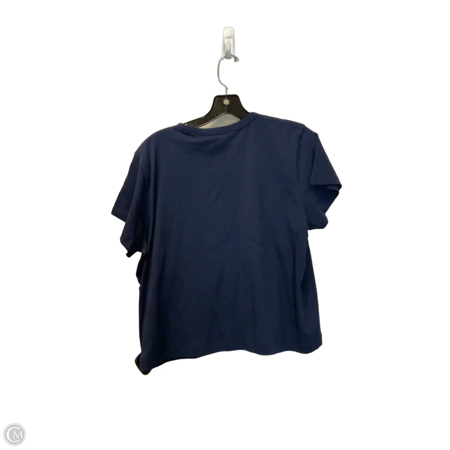 Top Short Sleeve By J. Crew In Navy, Size: L