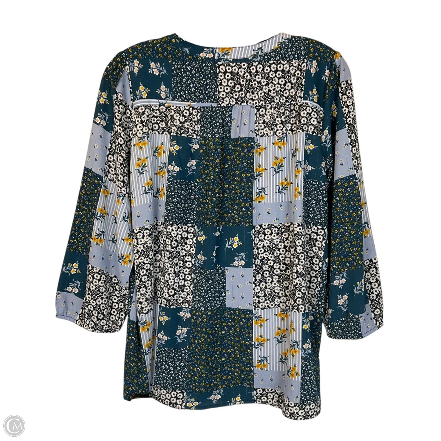 Top Long Sleeve By Loft In Blue, Size: S