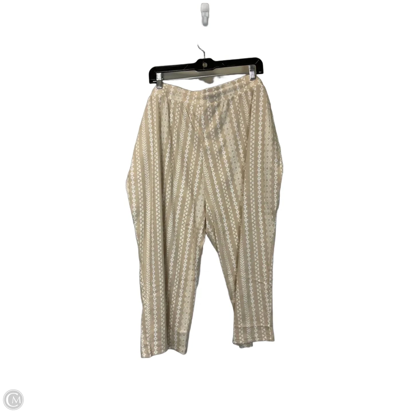 Pants Lounge By Belle By Kim Gravel In Tan, Size: 2x