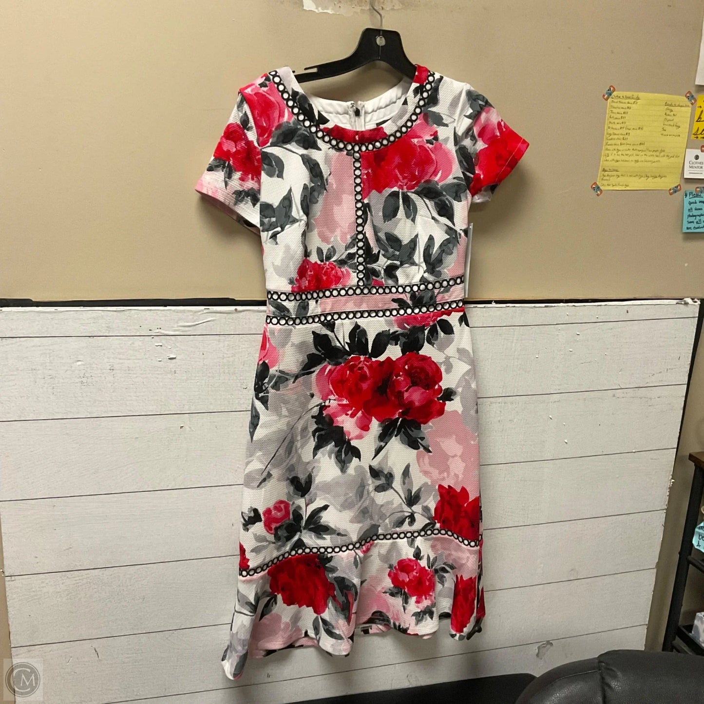 Dress Designer By Karl Lagerfeld In Floral Print, Size: 4