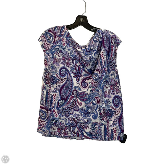 Top Sleeveless Basic By Talbots In Purple, Size: L