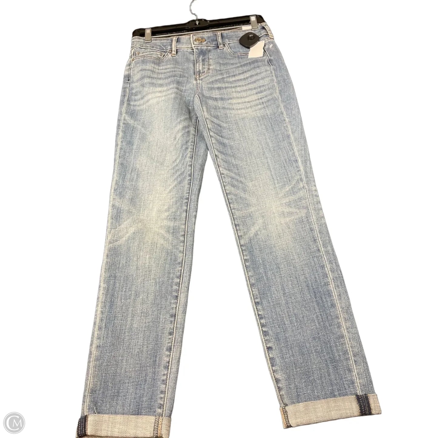 Jeans Skinny By White House Black Market In Blue Denim, Size: 0
