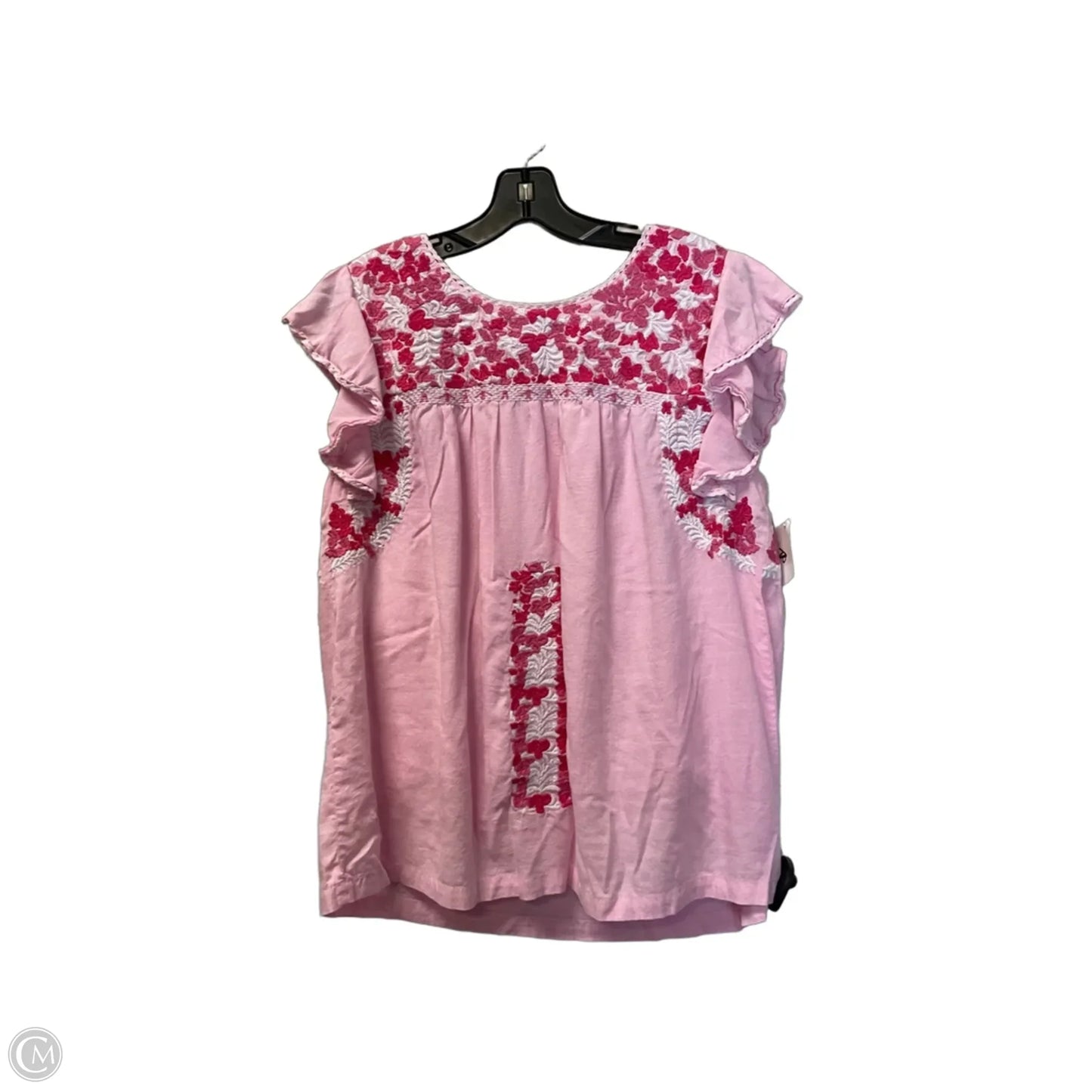 Top Sleeveless Basic By J.marie In Pink, Size: M