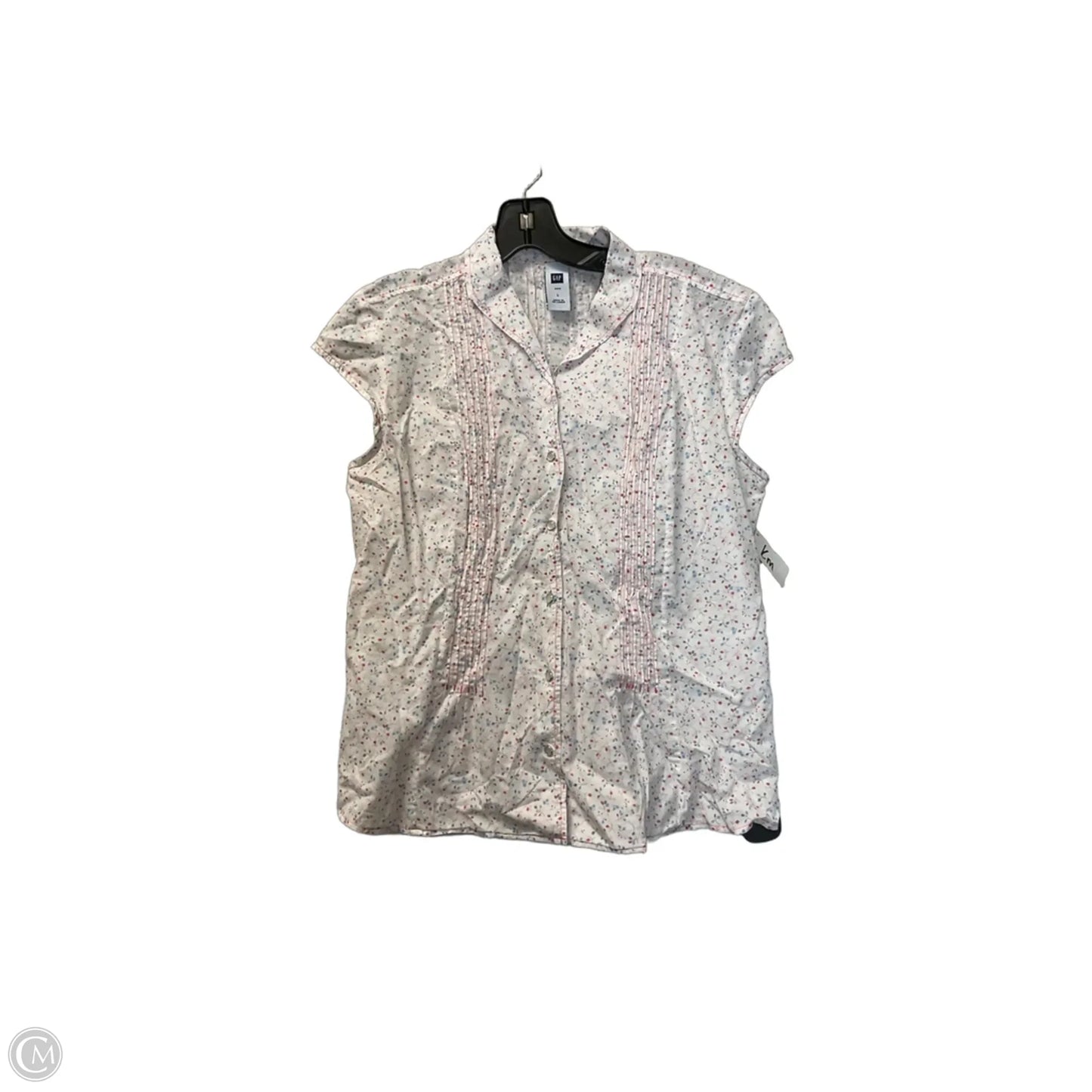 Top Sleeveless Basic By Gap In White, Size: L