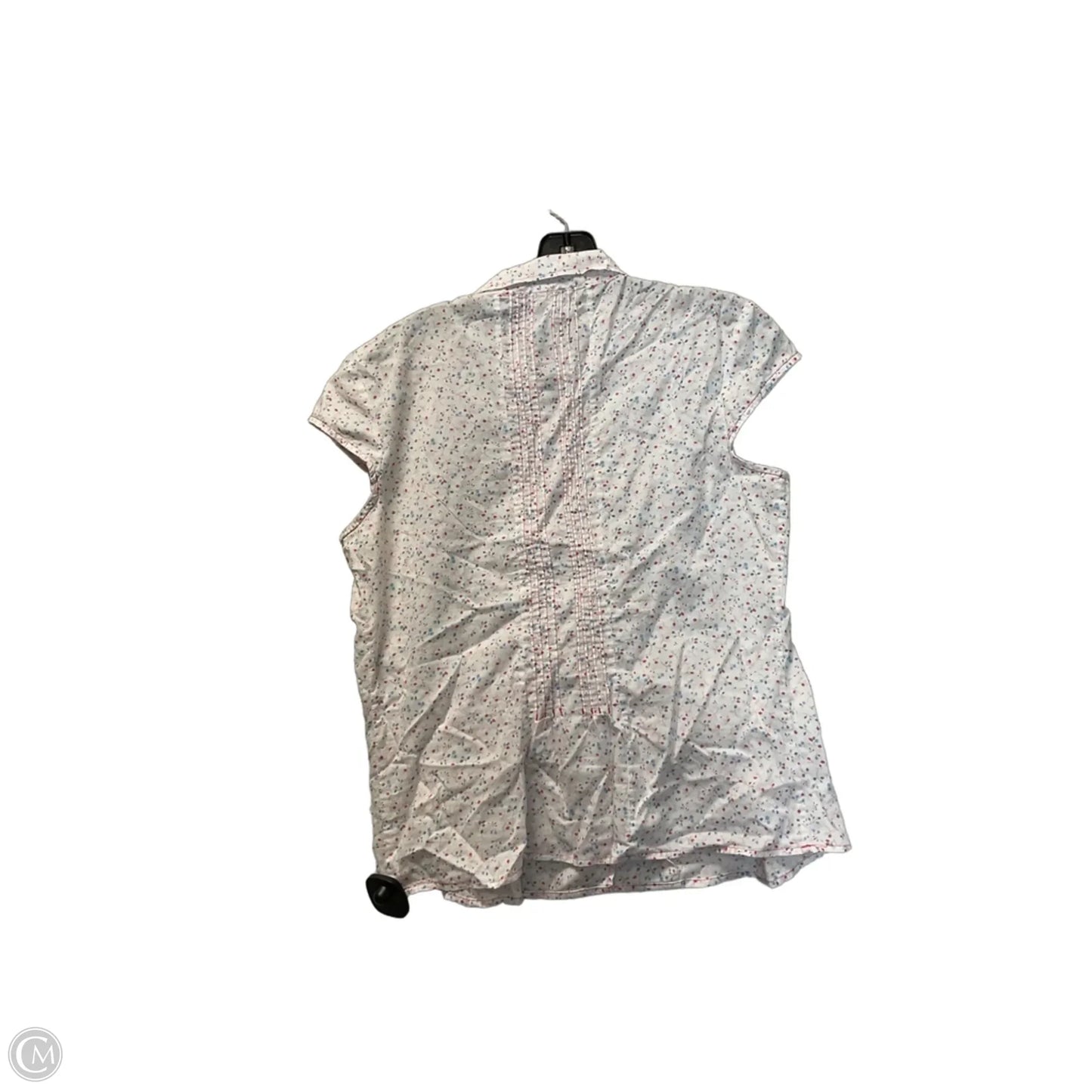 Top Sleeveless Basic By Gap In White, Size: L