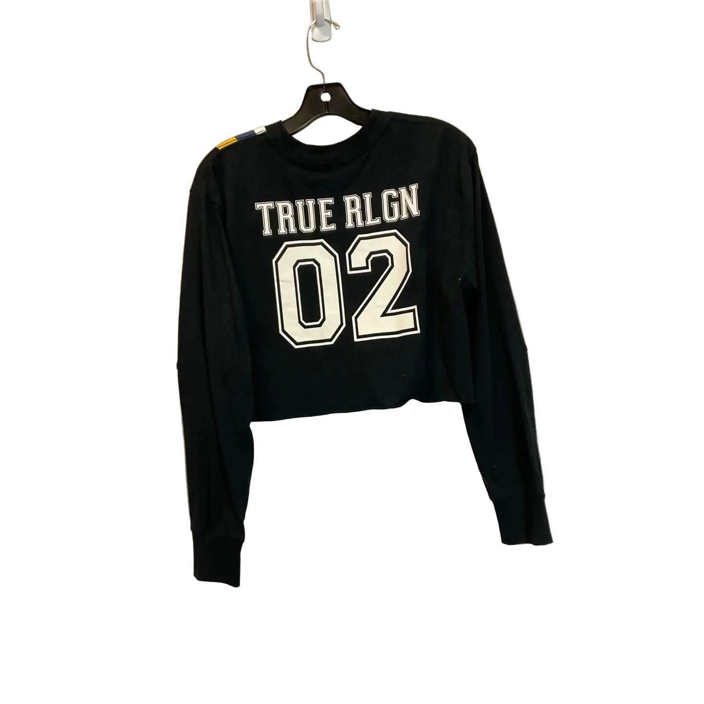 Top Long Sleeve Basic By True Religion In Black, Size: L