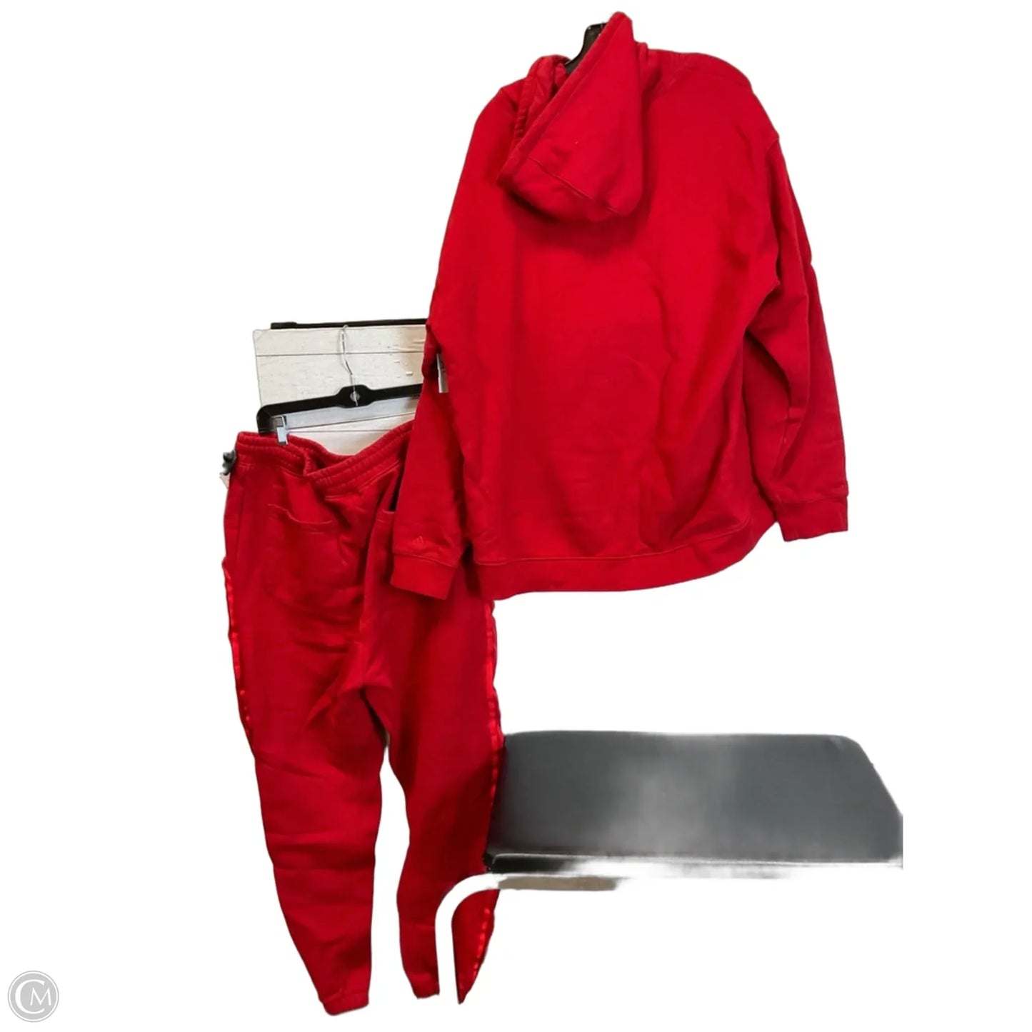 Athletic Pants 2pc By Adidas In Red, Size: 2x