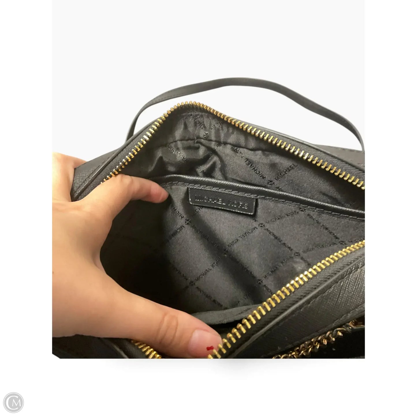 Crossbody Designer By Michael Kors, Size: Medium